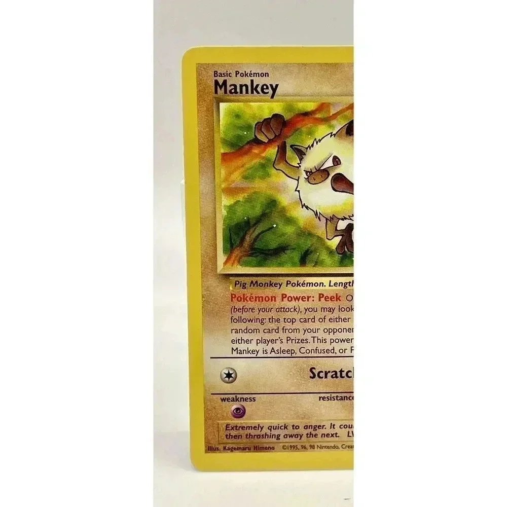 Mankey 55/64 Common Jungle Set  Non Holo Pokemon‎ TCG Vintage 1999 WOTC NM